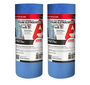 Filme Eletrostático Fita Crepe Premium 1,5m x 20m Adere 2 pç