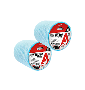 Fita Adesiva Telada Adere 9x9 fibra de vidro 100mmx20m -2 pç