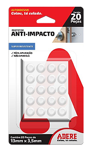 Protetor Anti-Impacto Adere PAICM 13MM Redondo 20 peças