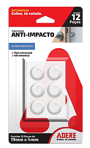 Protetor Anti-Impacto Adere PAICG 19mm  Redondo 12 peças