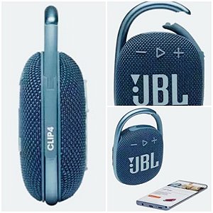 Caixa de Som JBL Bluetooth CLIP 4 ( Blue )