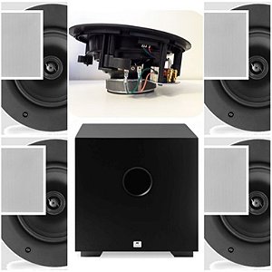 Kit Home 5.1 AAT - 1 cx NQ6 A100+4 NQ6100 +Subwoofer Cube 10