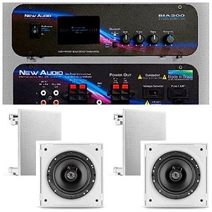 Amplificador  New Áudio BIA 200 BT+2 Cxs Frahm 6CX 50 Branca