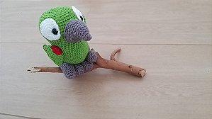 Amigurumi papagaio