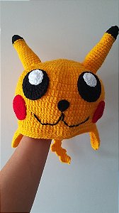 Toucas de crochê pokemon divertida escolha a sua