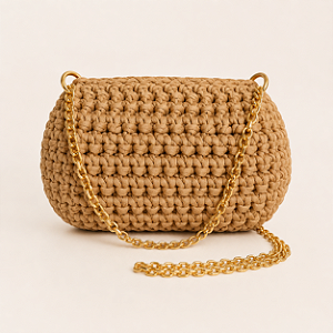 Bolsa de crochê clucth