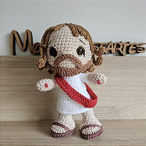 Amigurumi boneco amigo Jesus cristo