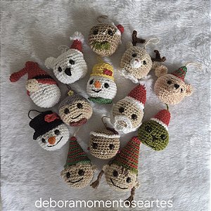 10 Lembrancinhas natalinas amigurumi