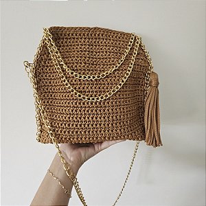 Bolsa de crochê Tote