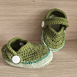 apatinho de crochê Bebê Croc