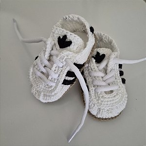 Sapatinho de crochê Para bebê tênis