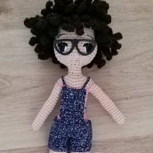 Amigurumi boneca personalizada pessoa