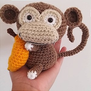 Amigurumi macaquinho bonequinho