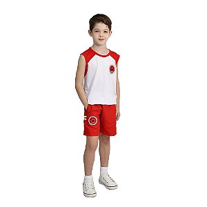 Short Masculino Microfibra Fundamental Uniforme Maple Bear