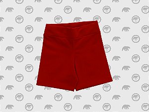 Short Para Vestido Infantil Suplex Uniforme Maple Bear