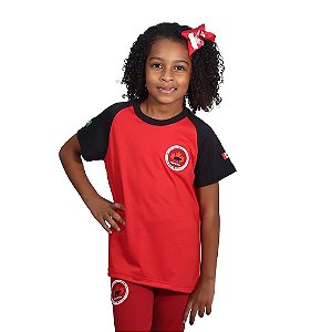 Camiseta Manga Curta Feminina Fundamental II Uniforme Maple Bear