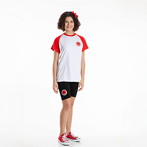Bermuda Ciclista Preta Feminina Fundamental Uniforme Maple Bear