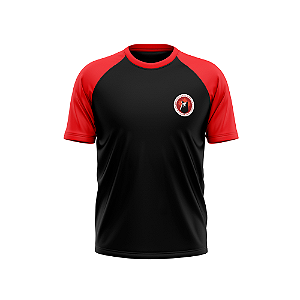 Camiseta Manga Curta Feminina Preta Médio Uniforme Maple Bear