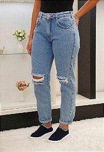 Calça Jeans Mom Clara A2055 Alcance