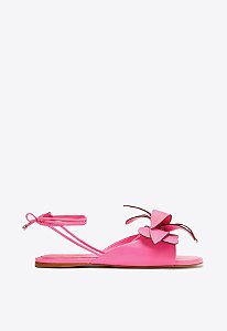 Sandália Rasteira Couro Flor Pink S 20509 0031 0001 Schutz