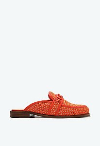 Sapato Mule Tecido Laranja S 20991 0016 0001 Schutz