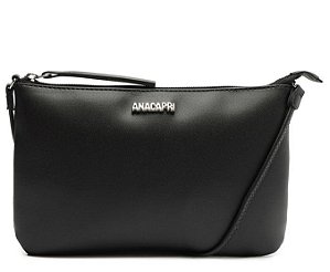 BOLSA CROSSBODY PRETA BÁSICA PEQUENA U  C 50016 0427 0003 ANACAPRI