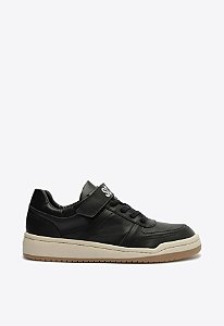 TENIS LOGO VELCRO COURO PRETO S 20672 0025 0006 SCHUTZ