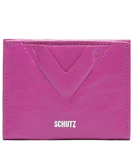 PORTA CARTÕES ELLIE COURO PINK S 46058 0111 0044 SCHUTZ