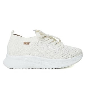 TÊNIS DE AMARRAR BRANCO KNIT CHUNKY C 30354 0014 0001 ANACAPRI