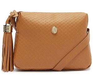 BOLSA CROSSBODY MÉDIA MARROM TEXTURIZADA BARBICACHO C 50012 1773 0002 ANACAPRI