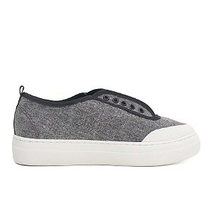 TÊNIS SLIP ON CINZA MESCLA C 30247 0069 0009 ANACAPRI