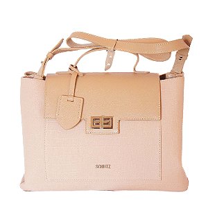 BOLSA SHOPPING JOY BEGE S 50010 0582 0002 SCHUTZ