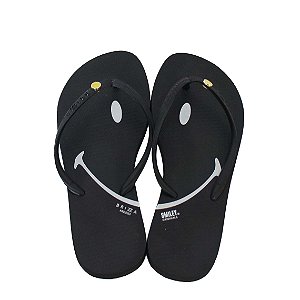 CHINELO DE DEDO PRETO SMILEY Z 19026 0085 0003 BRIZZA