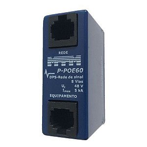 Protetor de surto DPS MTM PoE - RJ45 - P-POE60