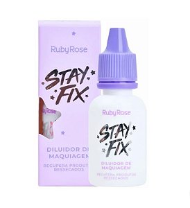 Diluidor De Maquiagem Ruby Rose Stay Fix Textura Leve 15ml