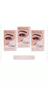 KIT Henna Menela  Castanho Médio + Castanho Escuro + Preto