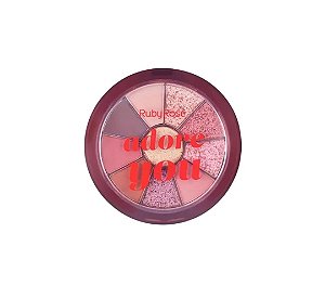 Paleta De Sombras Redondinha Let It Rain Hb-1075-9 - Ruby Rose