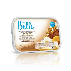 CERA DEPIL BELLA QUENTE CAMOMILA 500GR