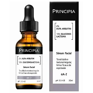 SERUM FACIAL PRINCIPIA ALFA ARBUTIN+GLUCONOLACTONE 30ML