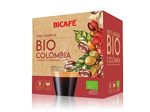 Cápsula de café Bio Colômbia 100% arábica para máquinas Dolce Gusto* (Intensidade 08)
