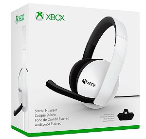 Headset Branco Xbox One Setereo com Adaptador