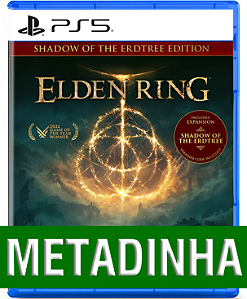 Elden Ring: SHADOW OF THE ERDTREE (jogo base + dlc) METADINHA: a outra metade você só paga quando o jogo chegar.