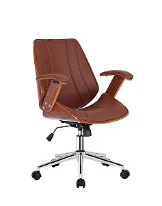 Cadeira Diretor Kopenhagen Marrom