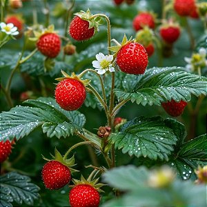 Sementes de Morango Silvestre (Fragaria vesca semperflorens)