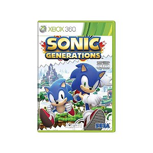 Jogo Sonic Generations - Xbox 360 - Usado*