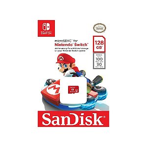 Cartão de Memória 128GB SanDisk - Switch