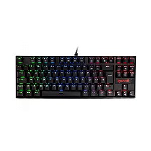 Teclado Redragon Mecânico Gamer Kumara K552-1 Switch Brown