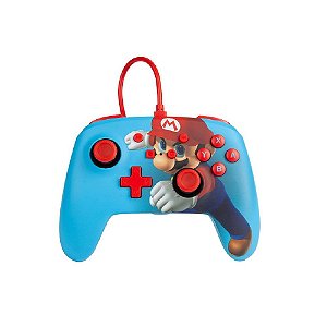 Controle com fio PowerA Mario Punch - Switch