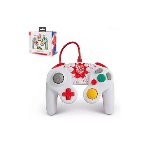 Controle PowerA com fio Gamecube Mario - Switch