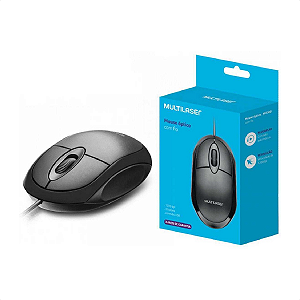 Mouse Com Fio USB Office Preto Multilaser MO312